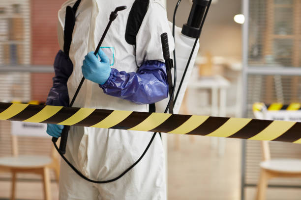 Professional Biohazard Cleanup technician working in Morrisville, NC